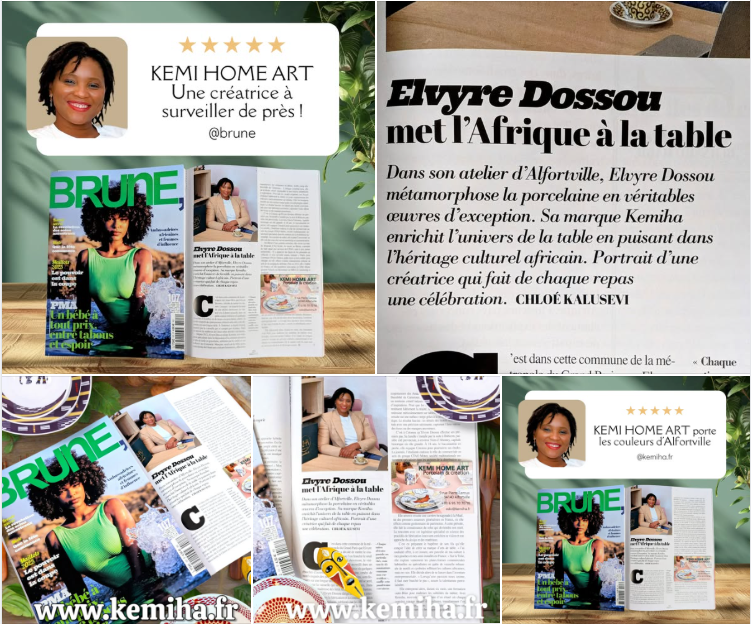 Juillet 2025 : ✨ Elvyre Dossou : Quand l’art de la table devient un hommage à l’Afrique