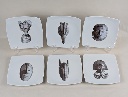 Service en porcelaine Kemiha Masques et Traditions 12 pièces