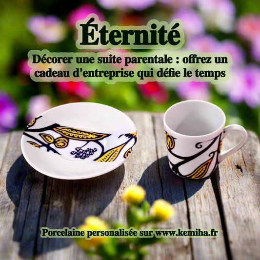 Offrir une porcelaine française aux motifs africains : le cadeau qui traverse les générations pour une suite parentale ou une chambre d'exception