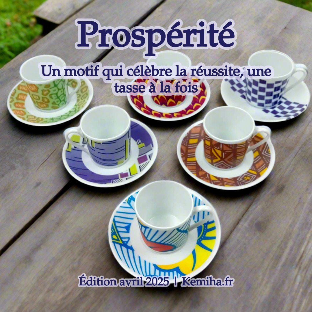 Tasse à café et soucoupe en porcelaine fine – Motif « Milliardaire »