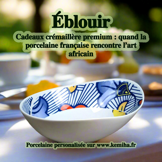 Offrir une porcelaine française aux motifs africains : le cadeau crémaillère qui sublime chaque repas