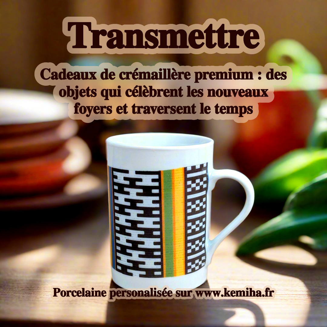 Offrir un cadeau de crémaillère qui traverse les générations : l’art de marquer les grands passages avec la porcelaine française et les motifs africains