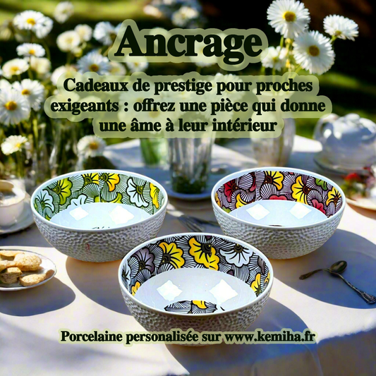 Offrir un cadeau qui structure l’espace : la porcelaine française aux motifs africains comme symbole d’apaisement et de prestige