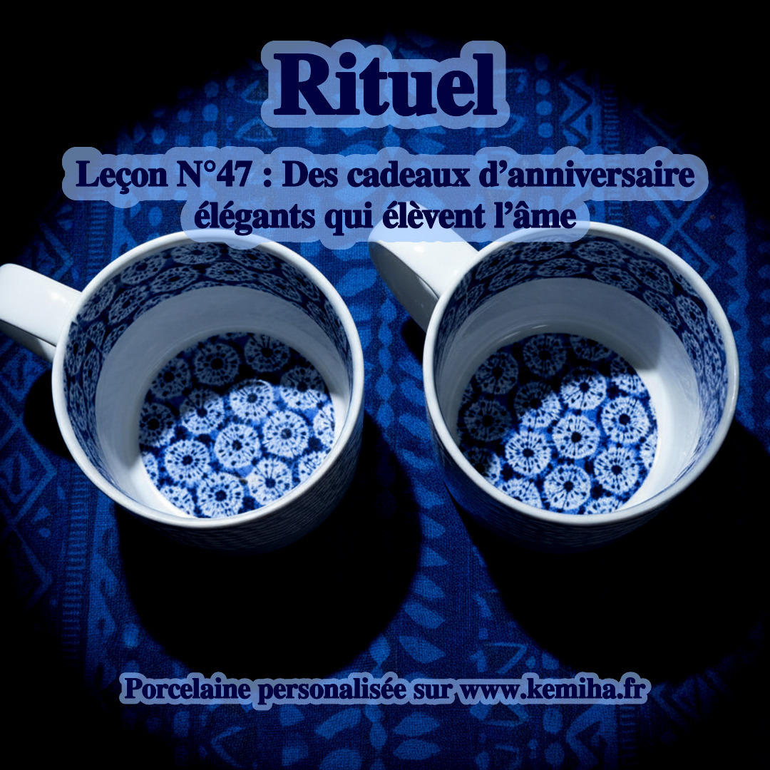 Offrir un cadeau d’anniversaire élégant qui relie au monde : la porcelaine française et ses motifs africains comme rituel quotidien