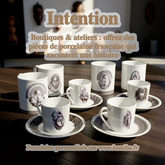 Pourquoi offrir une pièce de porcelaine française à motifs africains transforme vos cadeaux d’entreprise en héritage culturel
