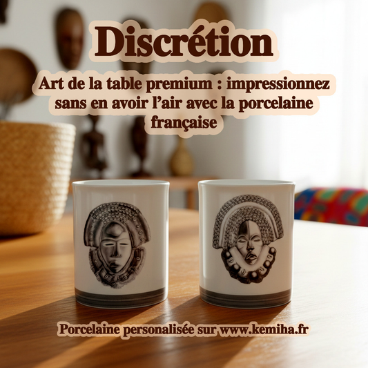 L’art de recevoir : quand la porcelaine française chuchote l’élégance et l’art africain