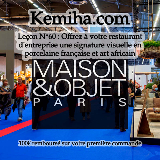 Restaurants d'entreprise : quand la porcelaine française devient une signature artistique