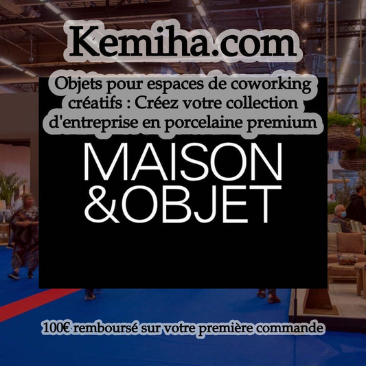 Collection Privée d'Entreprise : Quand la Porcelaine Française Rencontre l'Art Africain pour des Espaces de Coworking Inspirants