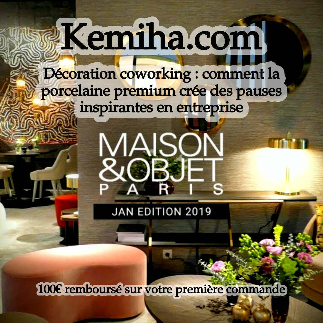Quand la porcelaine française et l'art africain transforment vos espaces de coworking en havres d'inspiration