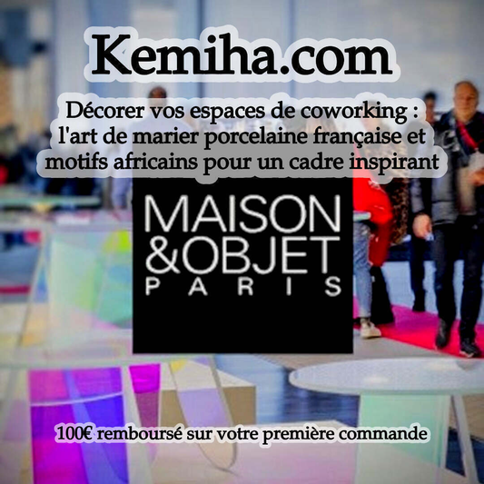 Coworking & Porcelaine Française : Quand l'Art Africain Sublime l'Expérience Collaborative