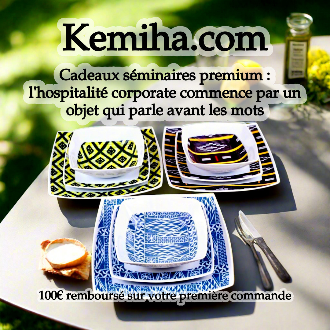 L'art de l'accueil : quand la porcelaine française et l'art africain transforment vos cadeaux d'entreprise en expériences mémorables