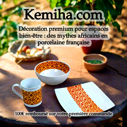 Quand la porcelaine française réinvente les mythes africains pour des espaces bien-être d'exception