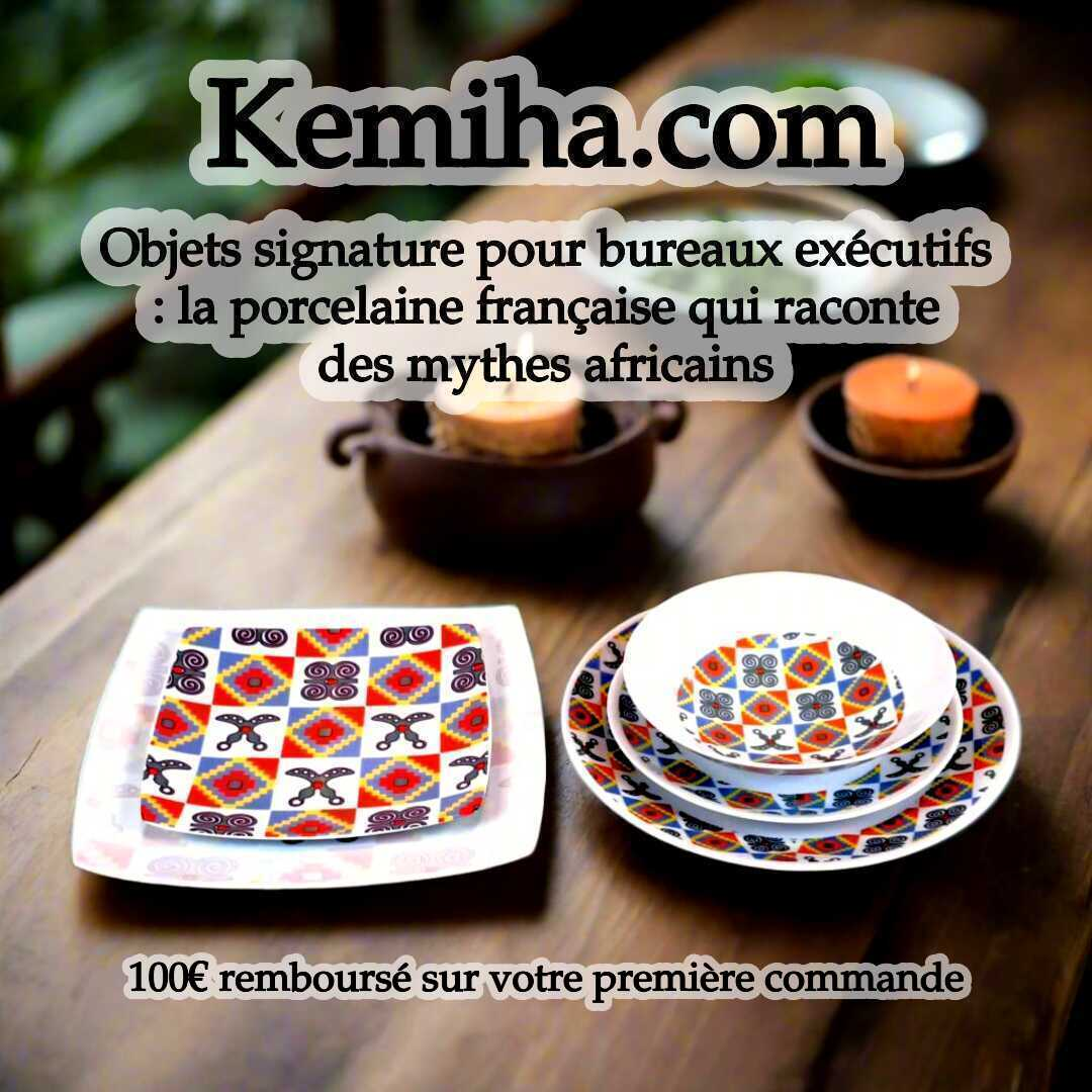 Quand la porcelaine française réinvente les mythes africains : des objets signature pour vos bureaux exécutifs