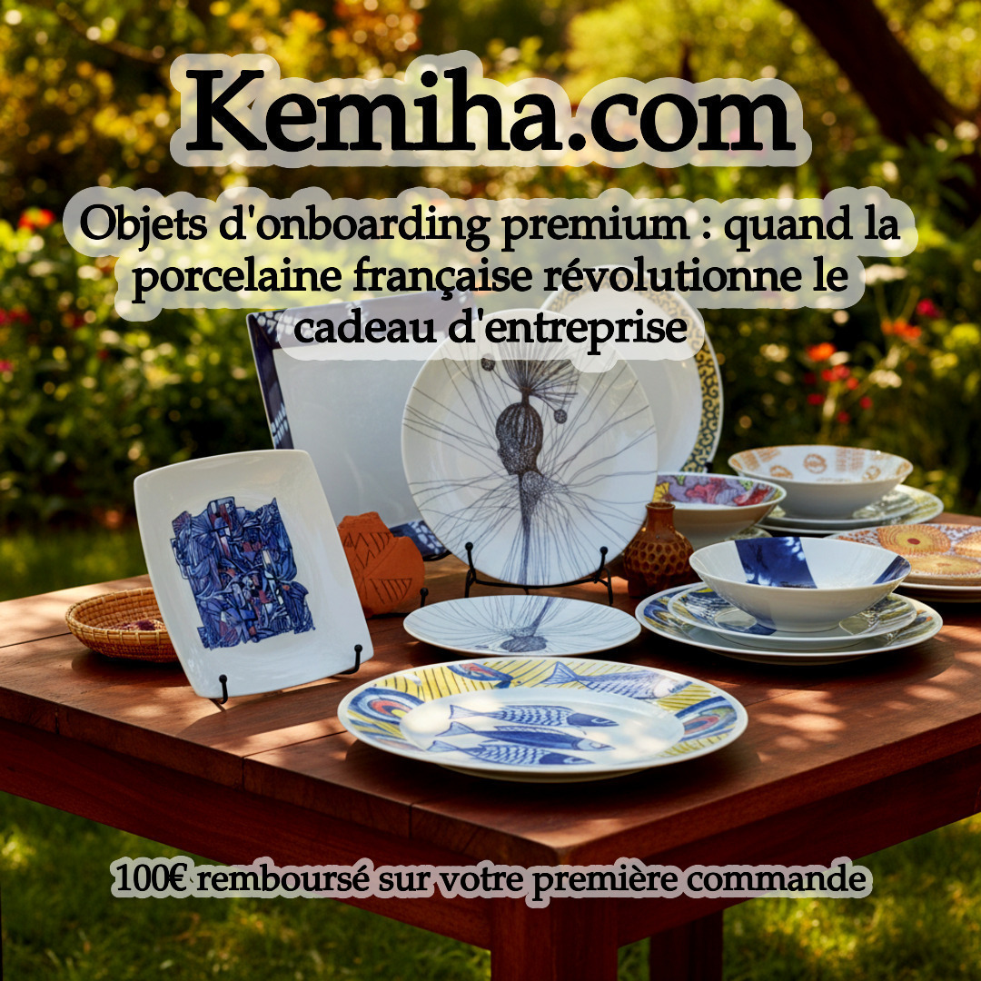 Et si le cadeau d'entreprise parfait pour l'onboarding était une œuvre d'art en porcelaine française ?