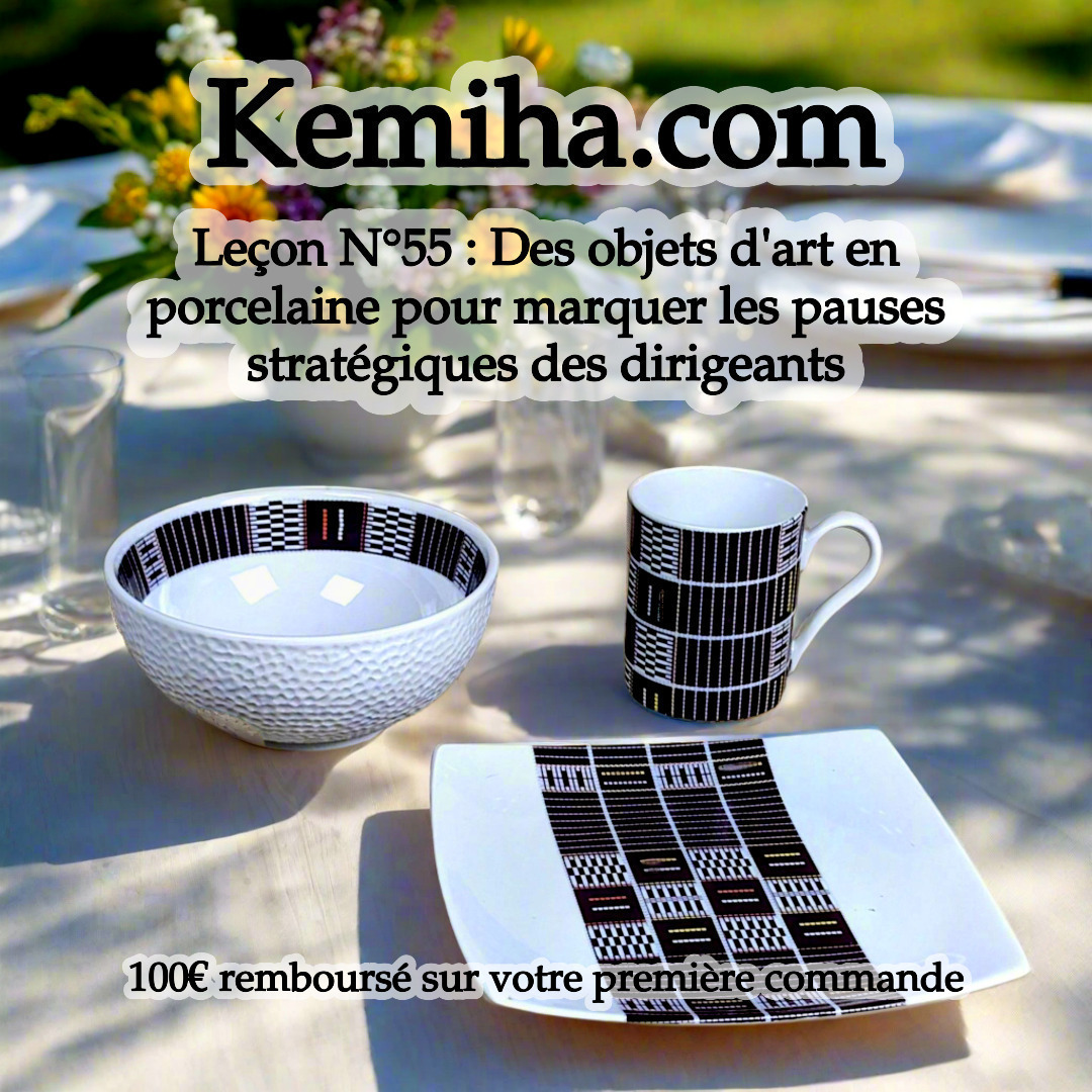 Objets signature pour bureaux exécutifs : quand la porcelaine française ralentit le temps et ouvre au monde