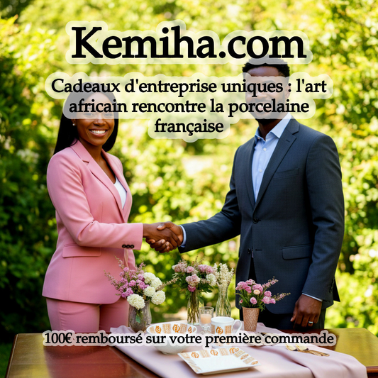 Cadeaux institutionnels premium : quand l'héritage africain sublime la porcelaine française