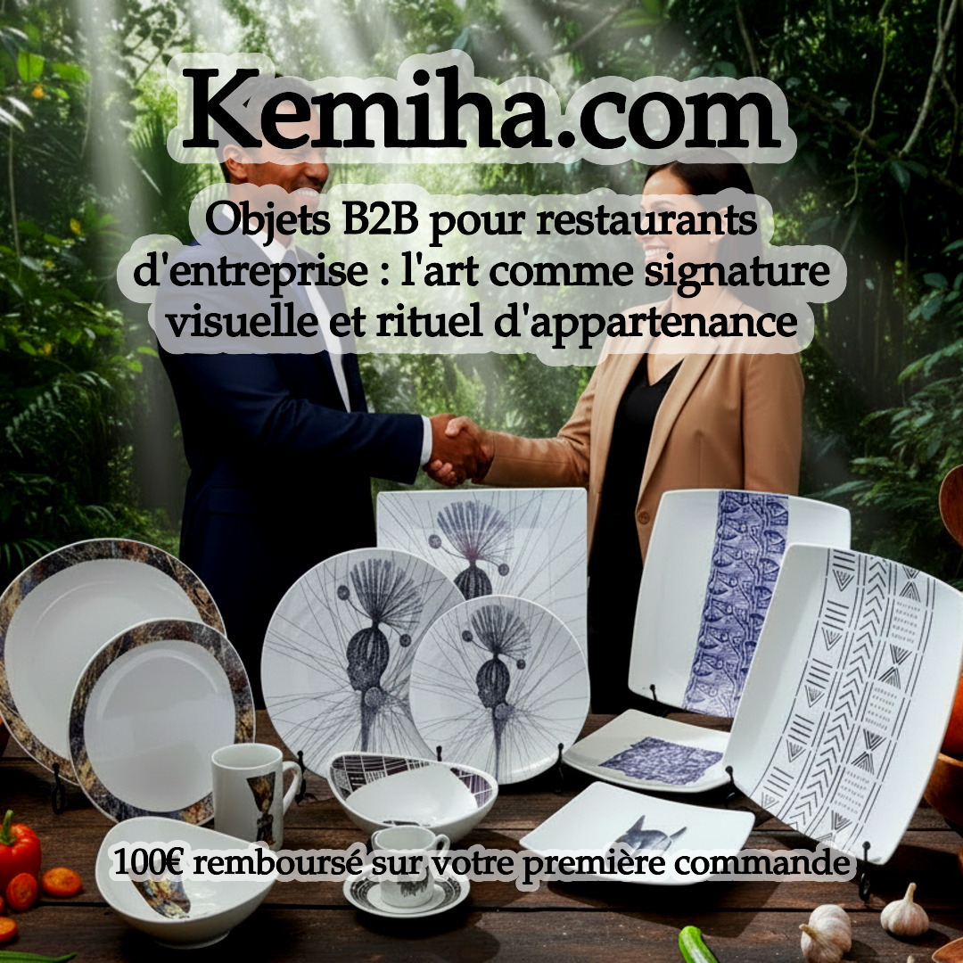 Restaurants d'entreprise : quand la porcelaine française et l'art africain deviennent le marqueur invisible de votre culture interne