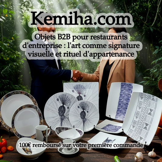 Restaurants d'entreprise : quand la porcelaine française et l'art africain deviennent le marqueur invisible de votre culture interne