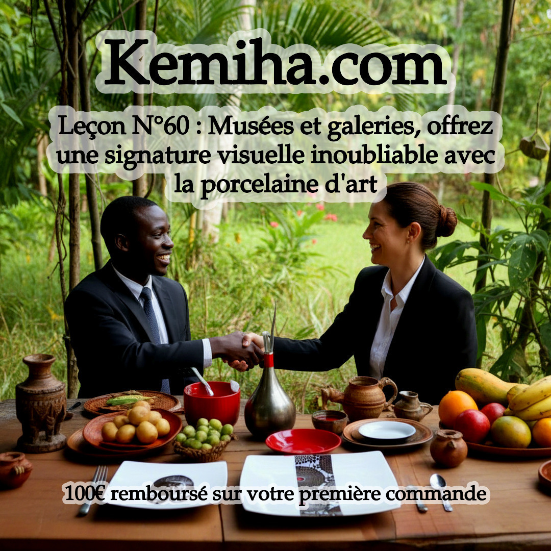 Porcelaine française & motifs africains : l'art de signer vos espaces professionnels