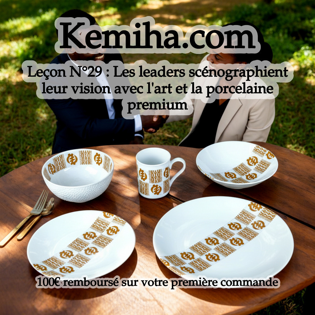 Scénographie événementielle : Quand la porcelaine française et l'art africain deviennent des signaux de leadership