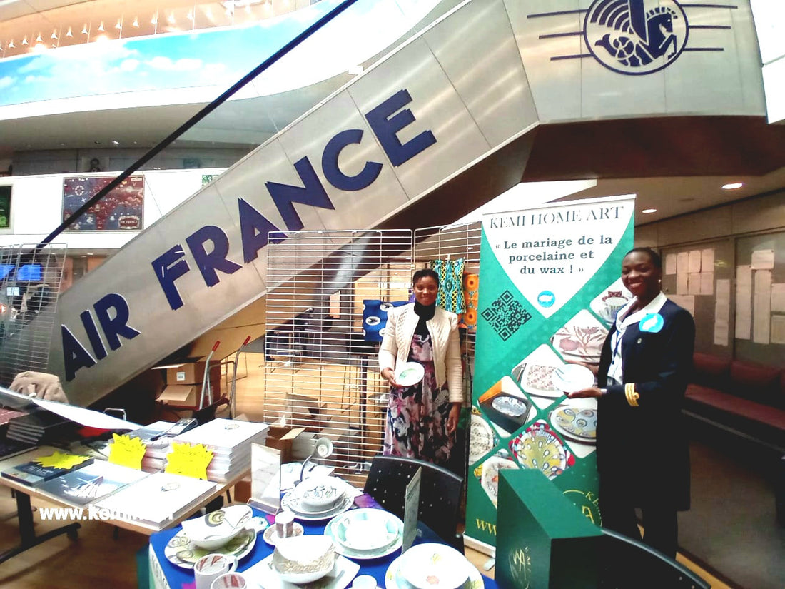 Décembre 2023 : ✨ KEMI HOME ART célèbre son tout premier salon au siège d’Air France
