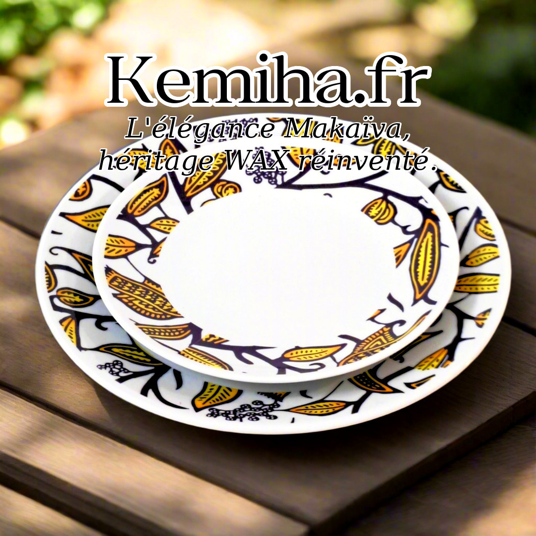 Le WAX « Makaïva » : Voyage au cœur du coton africain et de la porcelaine française