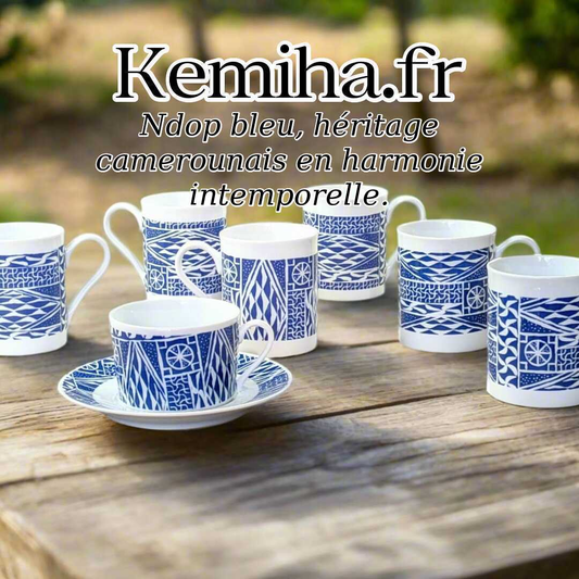 Le Tissu Ndop Camerounais : Symboles et Signification d'un Héritage Culturel en Porcelaine