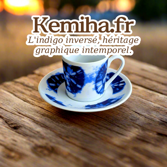 L’Indigo Inversé : Quand la Porcelaine Française Rencontre les Rituels Malinkés