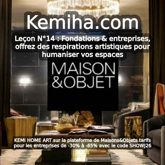 Quand l'art africain et la porcelaine française transforment vos espaces professionnels en havres de bien-être