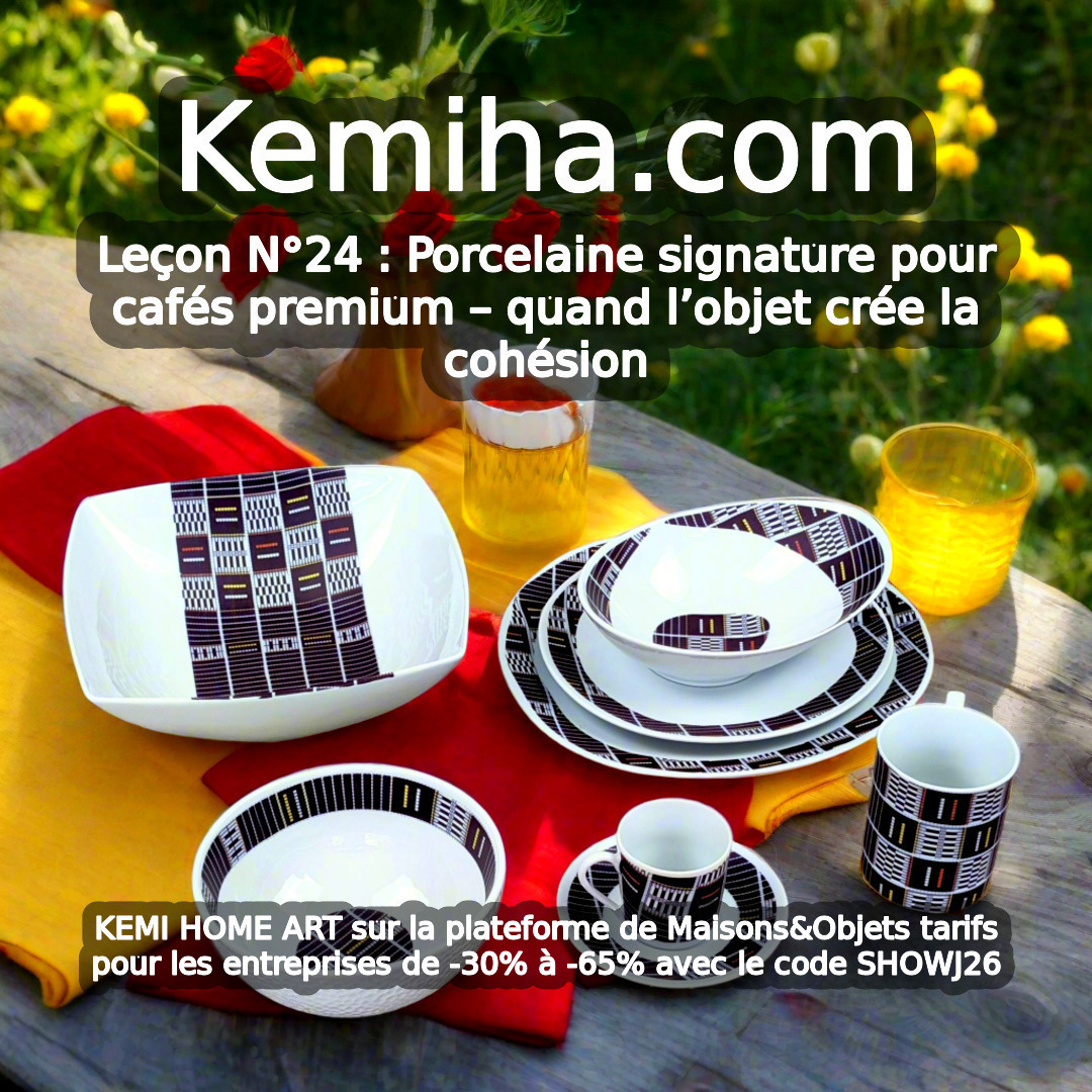 Comment une tasse de porcelaine française aux motifs africains peut-elle métamorphoser la culture d’un café premium ? 🏺✨