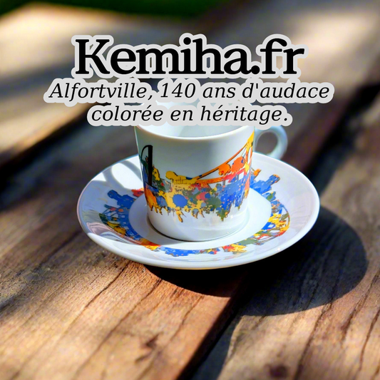 Alfortville et les Terres d'Indigo : Voyage au Cœur des Motifs WAX qui Inspirent la Porcelaine Française