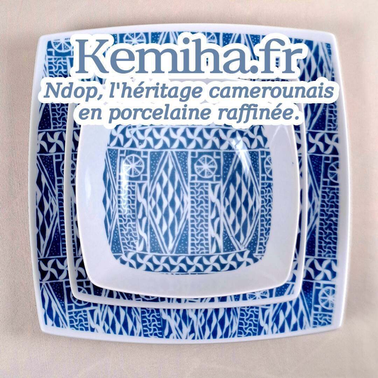 Masques Bamiléké et Motif Ndop : Quand la Porcelaine Raconte l’Art Rituel du Cameroun