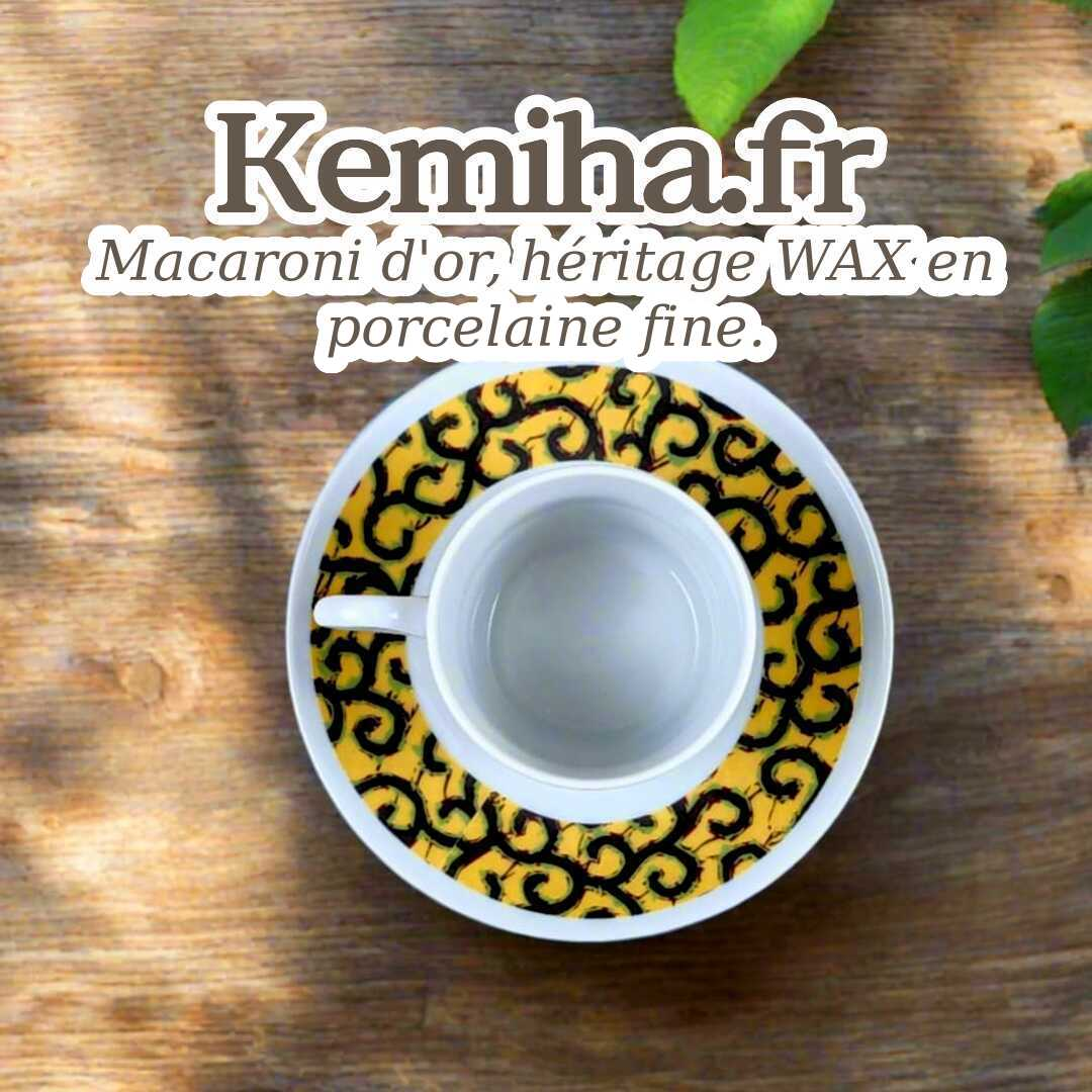 Rituels et traditions africaines : quand le motif WAX 'Macaroni/Conseiller' célèbre la vie