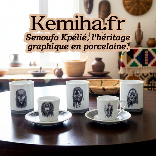 Porcelaine française et kaolin ivoirien : l'alliance secrète derrière nos tasses à motifs Sénoufo