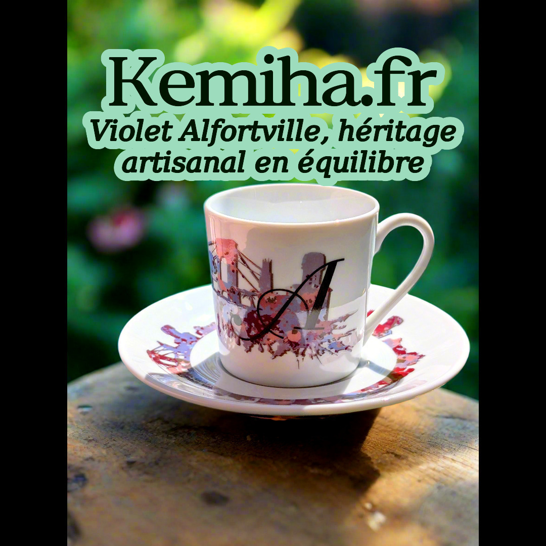 Le Tissu Wax à l'Honneur : L'Artisanat Derrière le Motif '140 ans Violet' de Notre Porcelaine Française