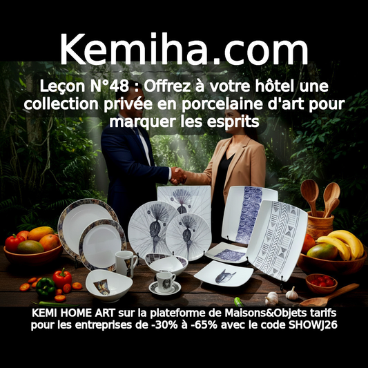 Hôtels Boutique & Luxe : Créez une Collection Privée en Porcelaine Française pour une Expérience Client Signature