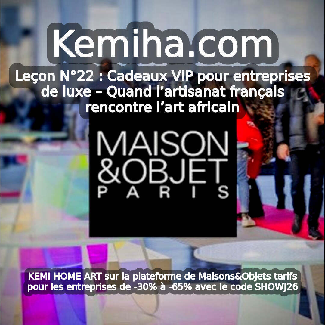 Et si le cadeau d’entreprise parfait n’était pas un objet, mais un rituel ? La porcelaine française aux motifs africains qui redéfinit le prestige discret