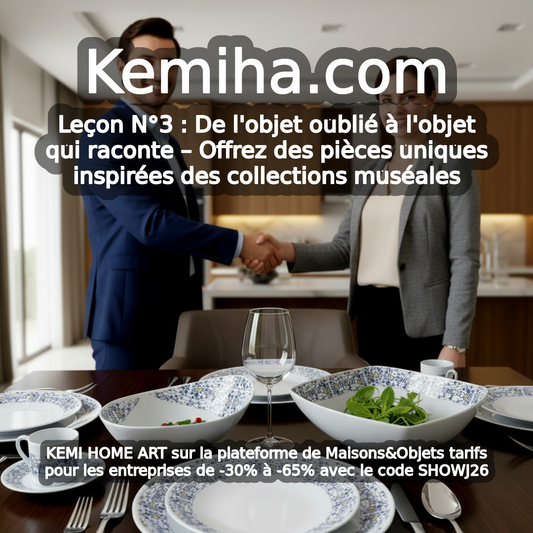 Fondations, musées & entreprises : quand la porcelaine française sublime l'art africain pour des cadeaux qui marquent l'histoire