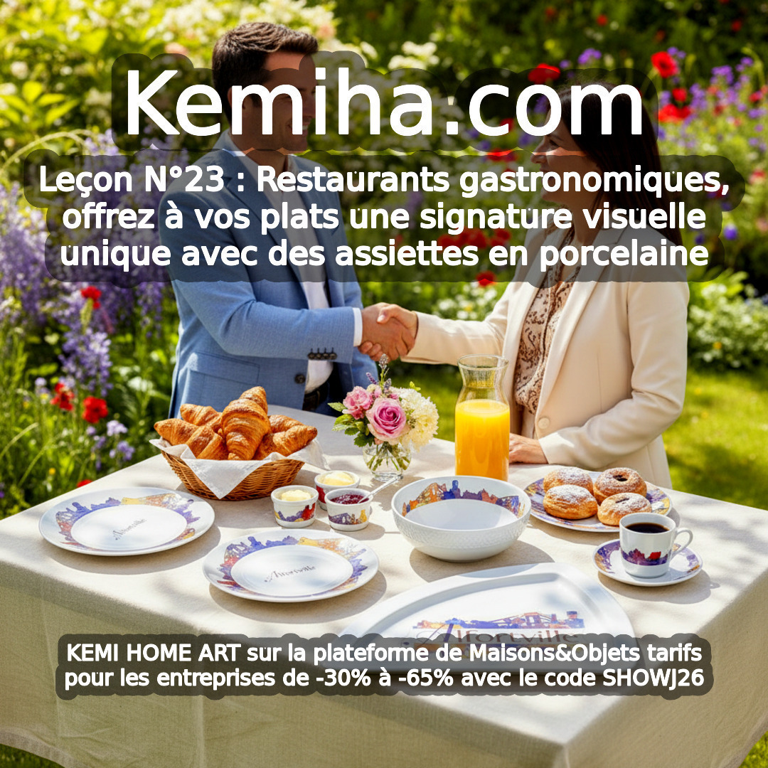 Pourquoi les chefs étoilés et hôtels de luxe choisissent-ils des assiettes sculpturales en porcelaine française ? L’art de créer l’appartenance par l’objet symbolique