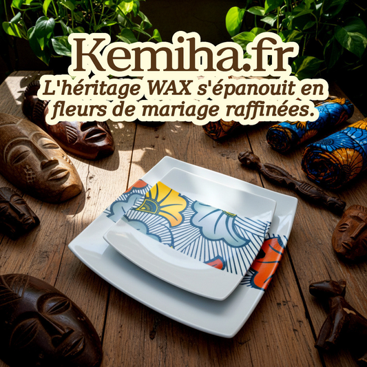 Grandes Fleurs de Mariage : Décryptage d’un Motif Wax aux Racines Symboliques et Spirituelles