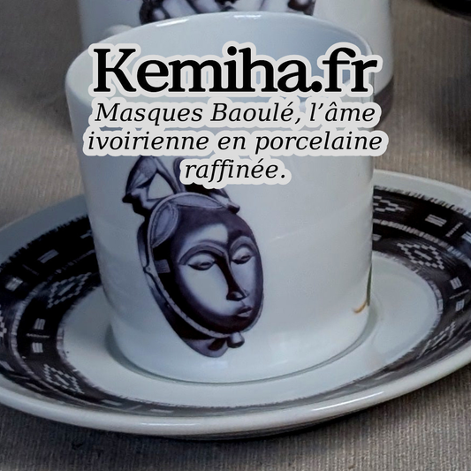 Voyage en Côte d'Ivoire : Les Terroirs des Masques Baoulé, Yacouba et Dan qui Inspirent Notre Porcelaine