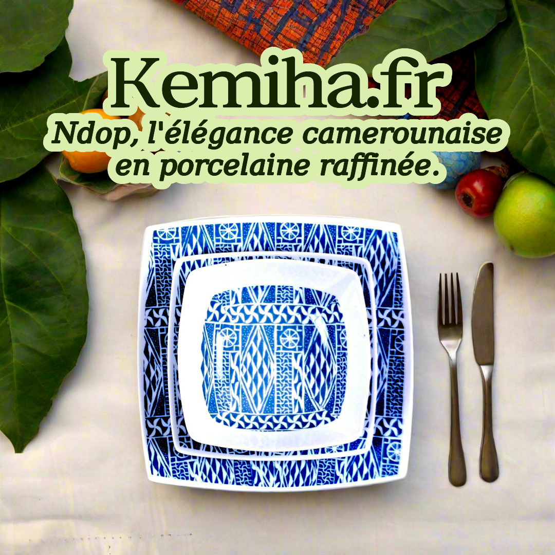 Ndop : À la découverte du coton camerounais et de l'indigo, trésors des assiettes en porcelaine fine