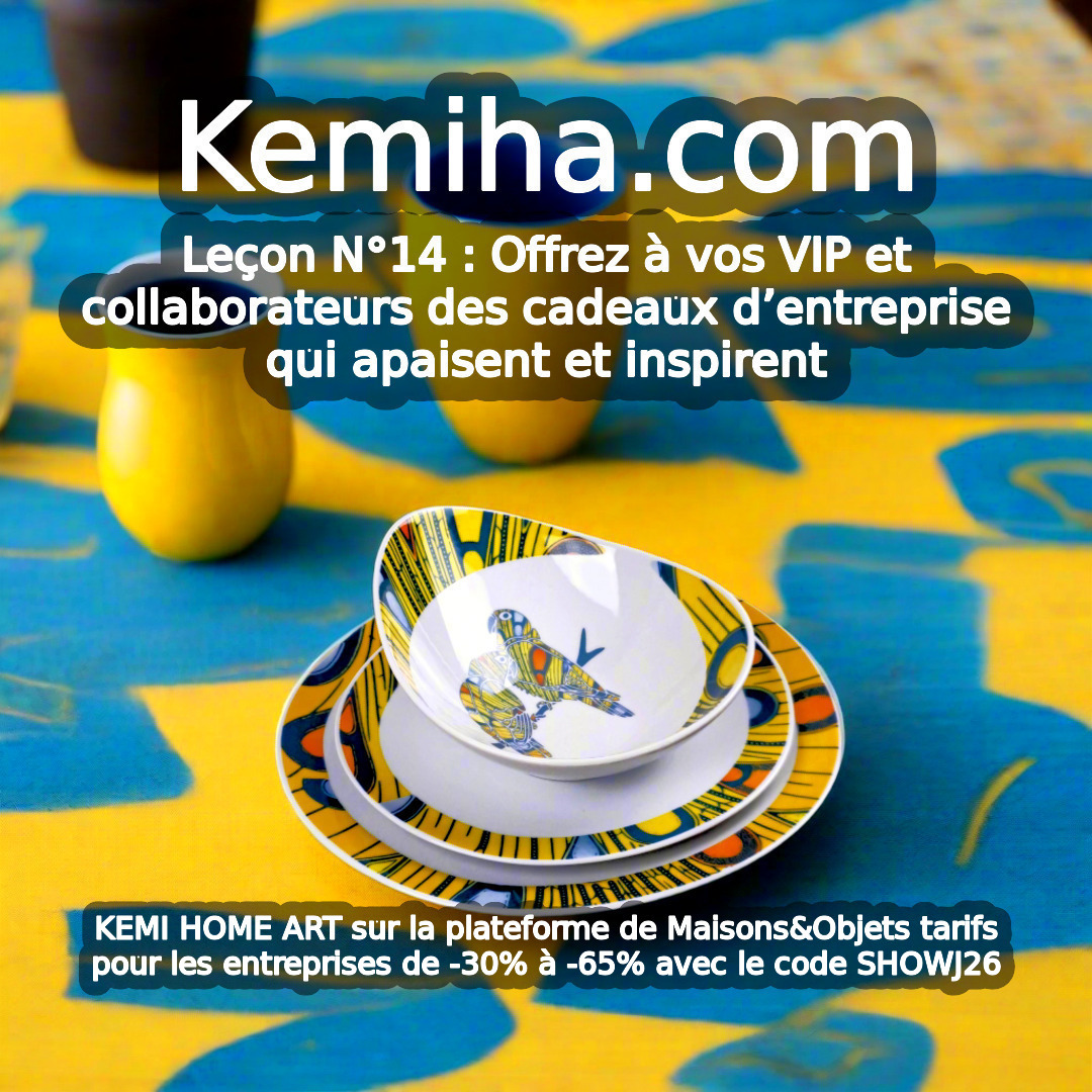 Quand l’art africain et la porcelaine française transforment vos espaces professionnels en havres de sérénité