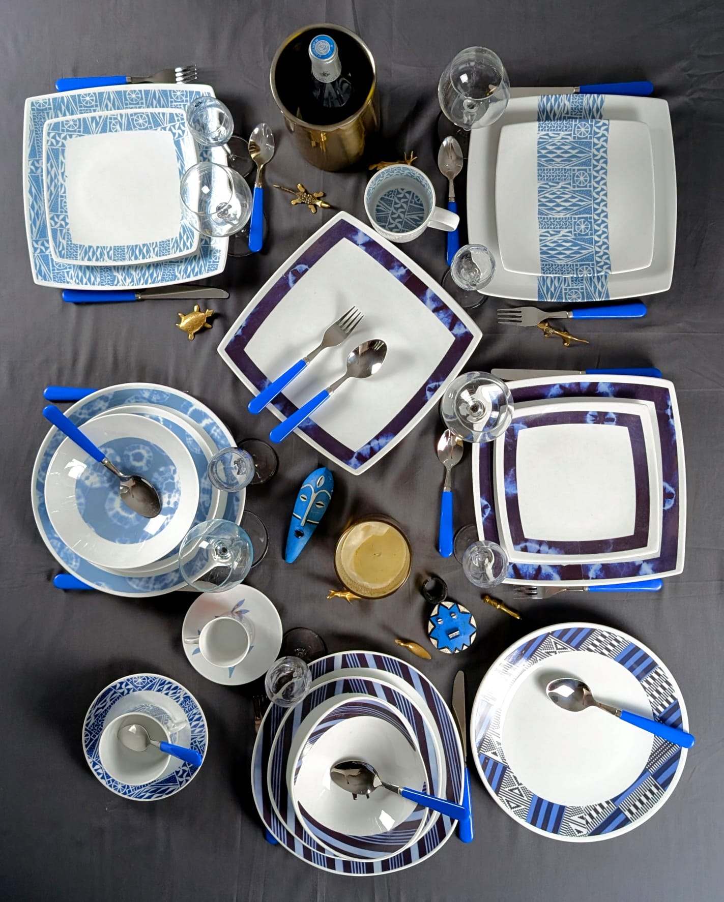 Collection variations de bleu