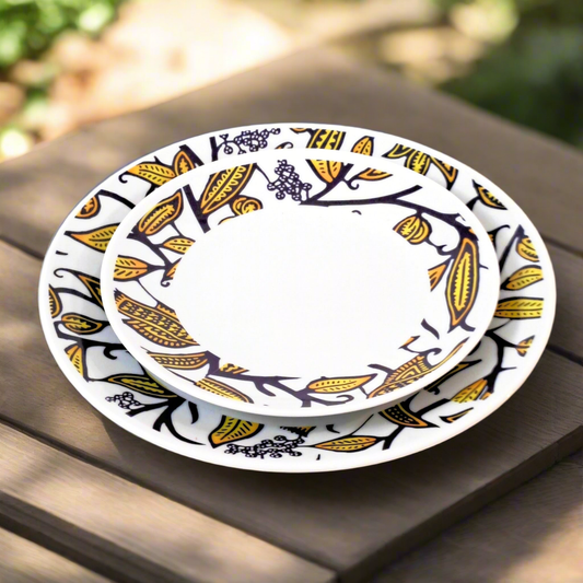 Coffret 6 pièces motif anneaux larges WAX "Makaïva" dans coffret